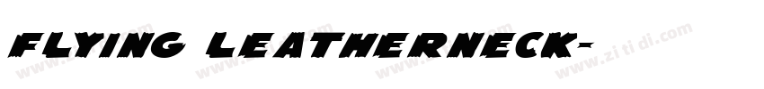 Flying Leatherneck字体转换